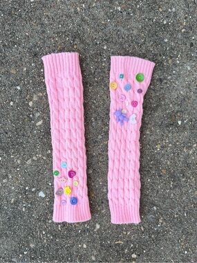 Pink Harajuku Leg Warmers